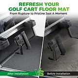 full coverage golf cart floor mat​